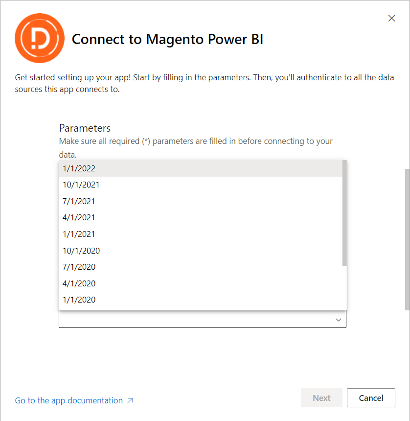 power bi magento