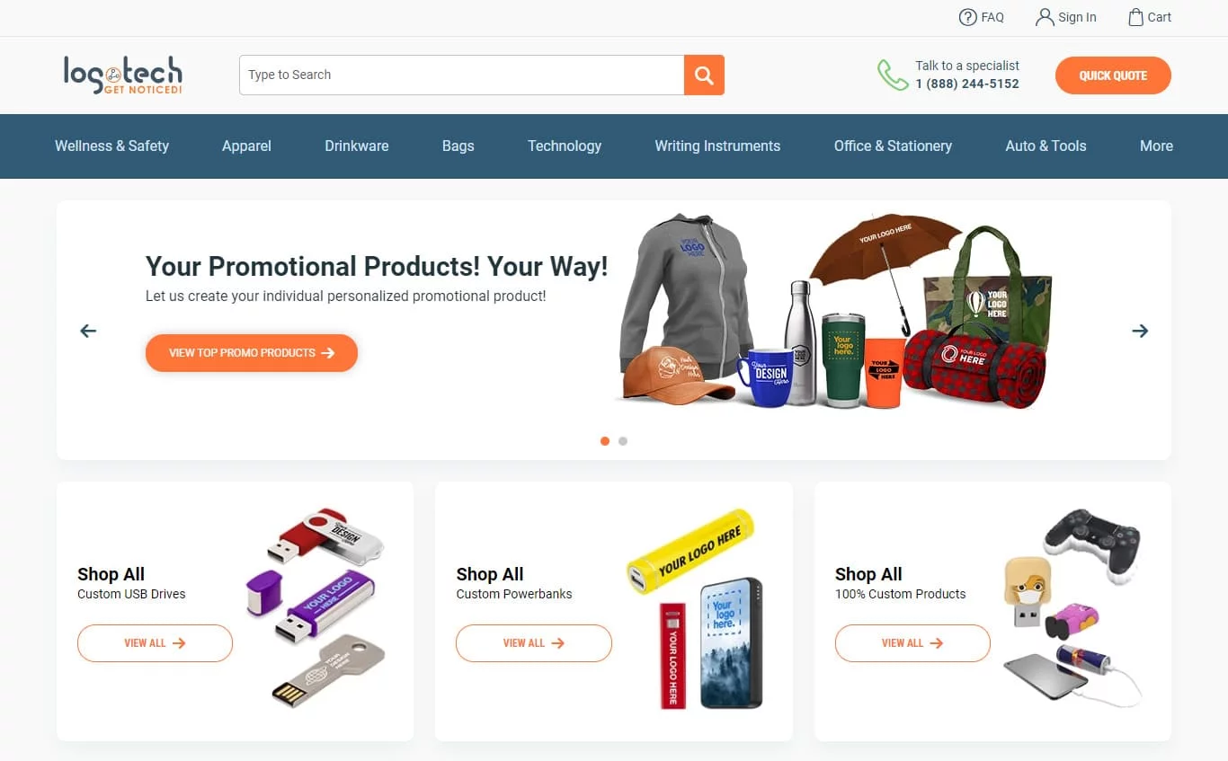 logotech website